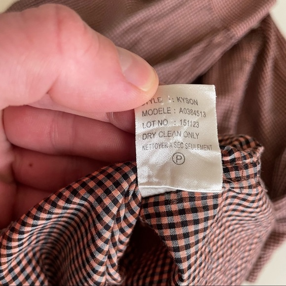 Theory Slim Fit Kyson Check Print Lightweight Cotton Button Shirt Men’s Small - Picture 8 of 10